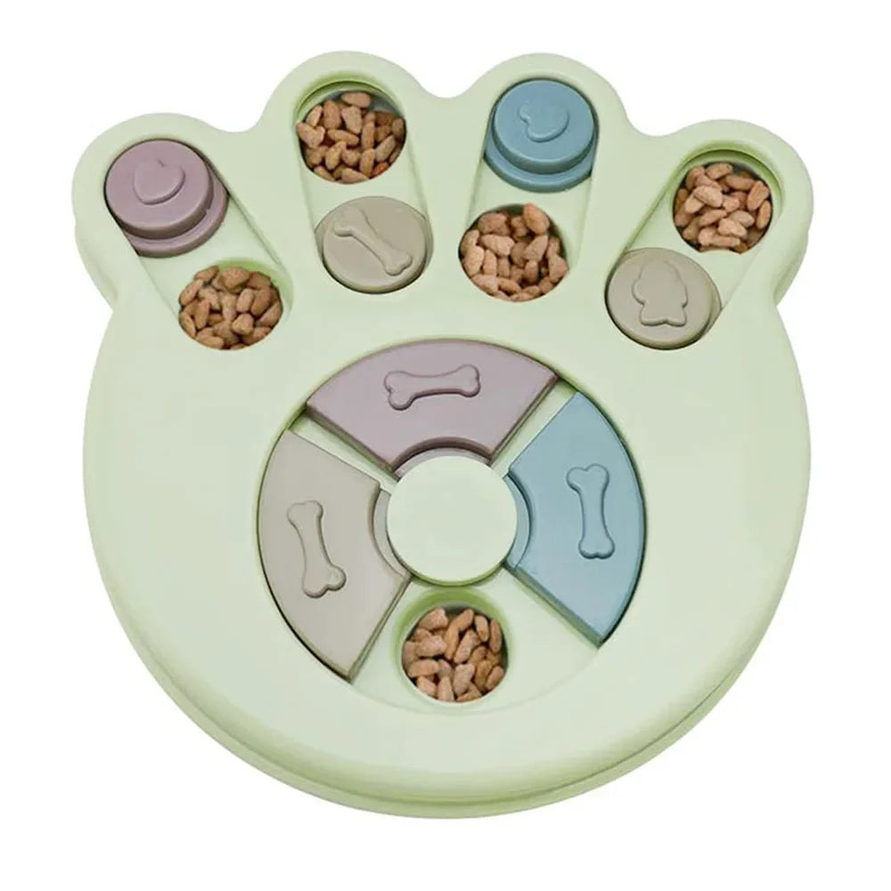 Engaging Dog Puzzle Toy: Slow Feeder Interactive Bowl for Smart Eating and Fun Games