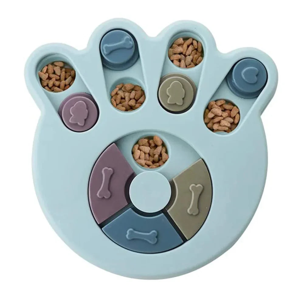 Engaging Dog Puzzle Toy: Slow Feeder Interactive Bowl for Smart Eating and Fun Games