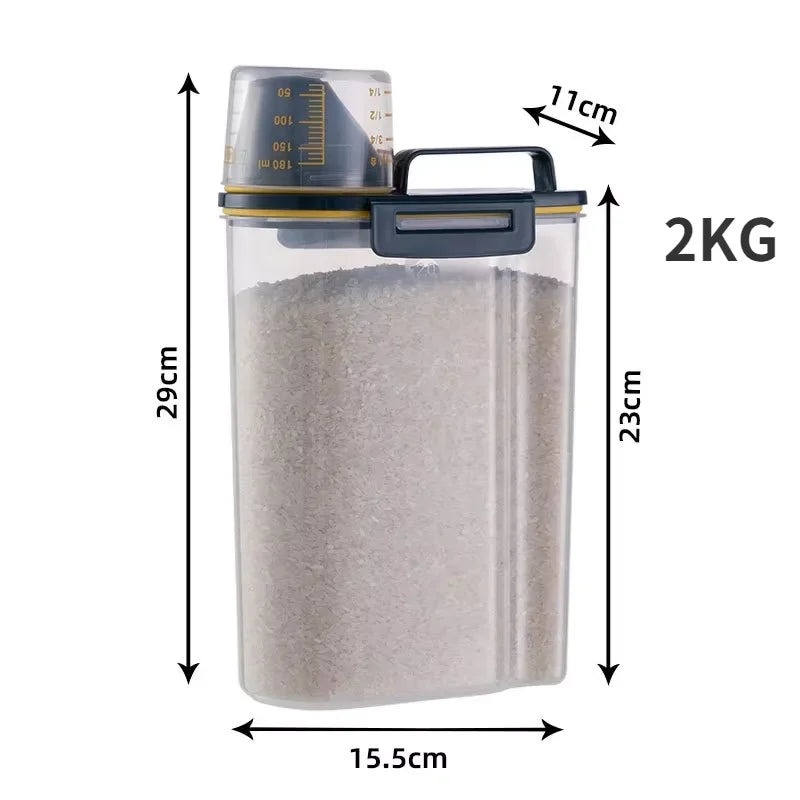 Ultimate Pet Food Storage Container with Measuring Cup – Keep Your Furry Friend's Food Fresh!
