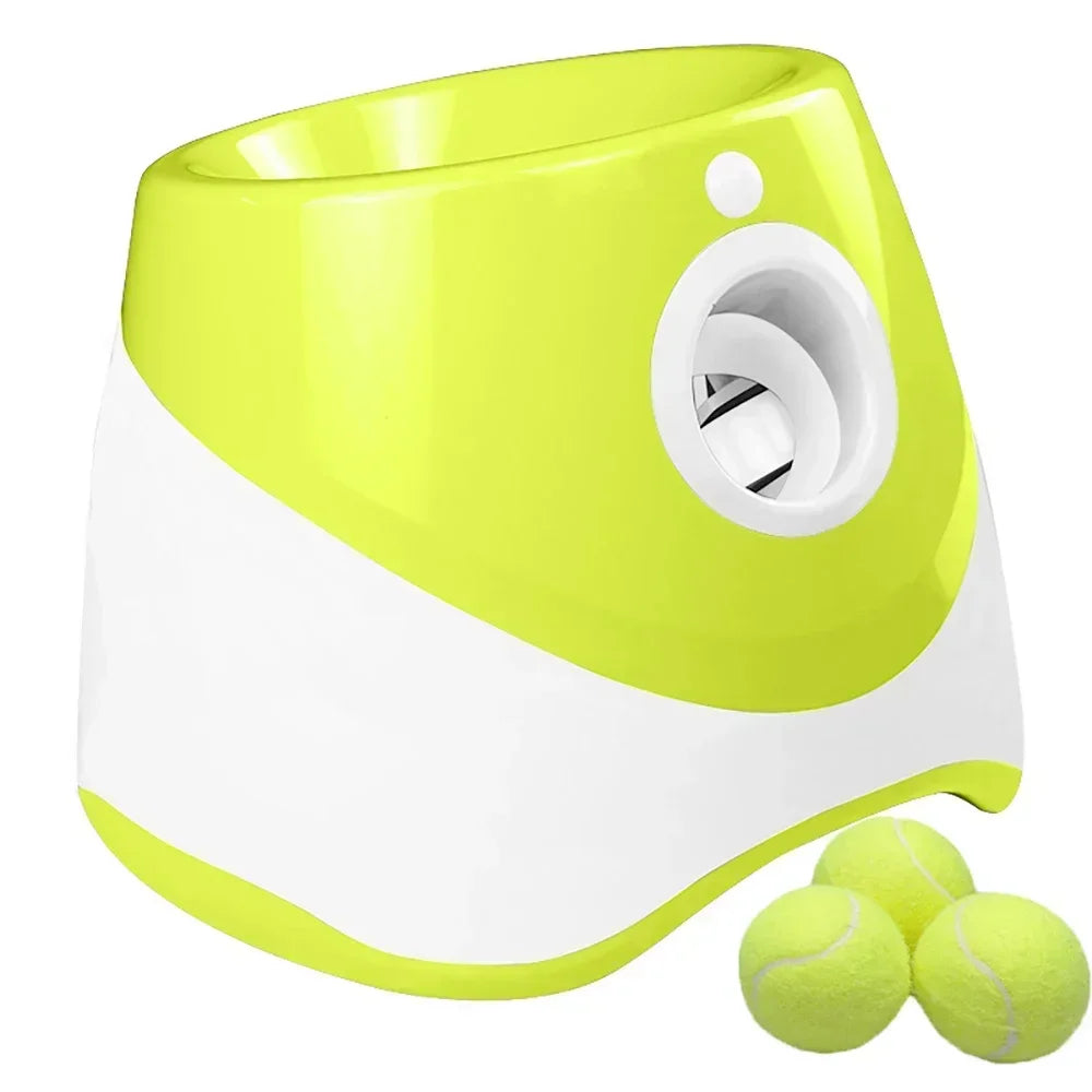 Revolutionary Automatic Ball Launcher for Dogs - Keep Your Pup Active with 3 Distance Settings for Indoor and Outdoor Fun!
