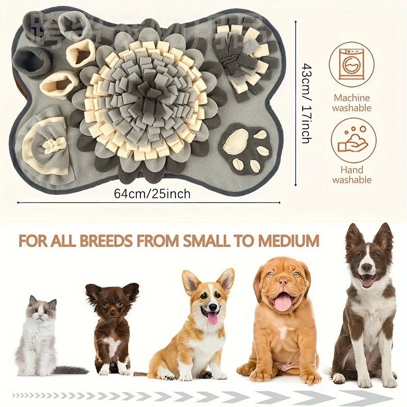 The Ultimate Paw-some Slow Feeder & Brain Teaser Mat for Your Furry Foodie
