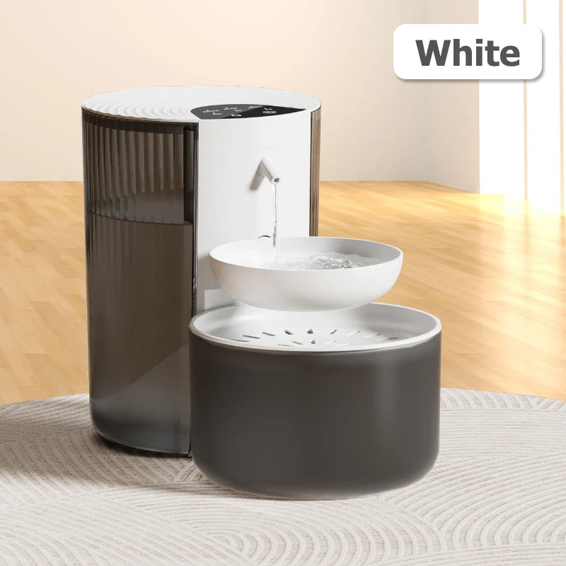 Ultimate Smart Pet Water Dispenser - Wireless Cat and Dog Water Fountain with Rechargeable Convenience