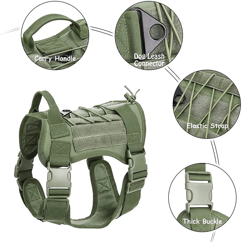 Ultimate Tactical Dog Harness for Adventure and Training