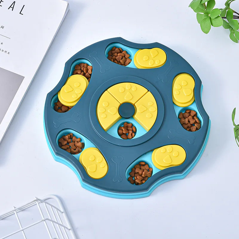 Engaging Dog Puzzle Toy: Slow Feeder Interactive Bowl for Smart Eating and Fun Games