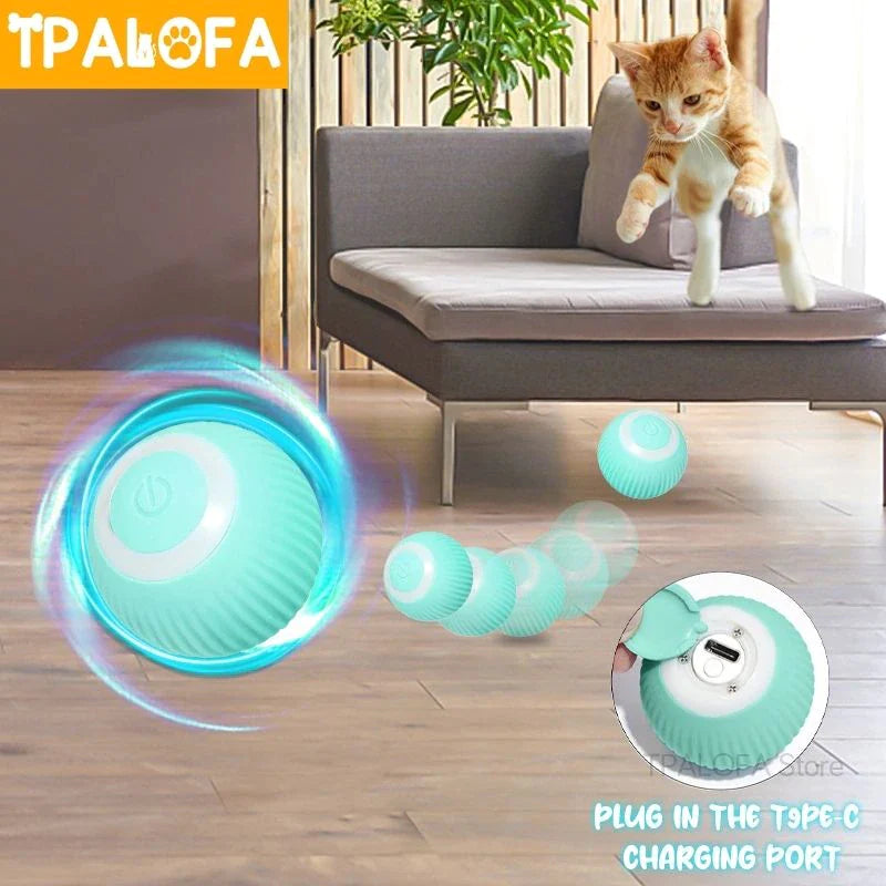 The Purr-fect Playmate: Smart Electric Cat Ball for Feline Fun!