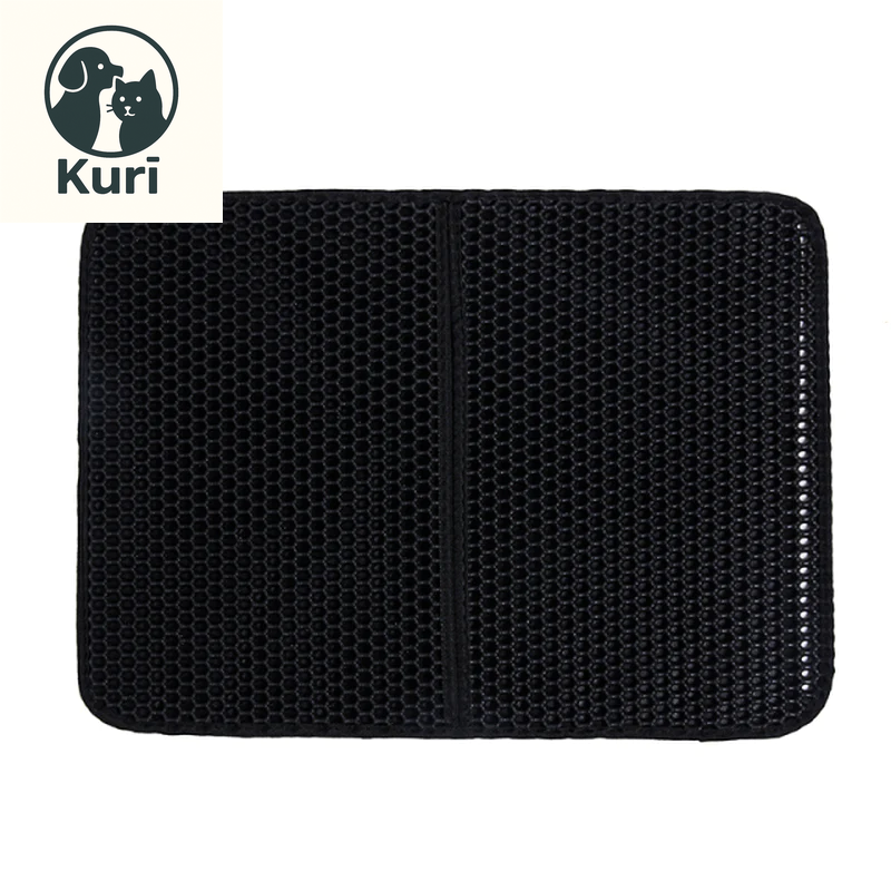 Pet Cat Litter Mat Waterproof EVA Double Layer Cat Litter Trapping Pet Litter Box Mat Clean Pad Products for Cats Accessories