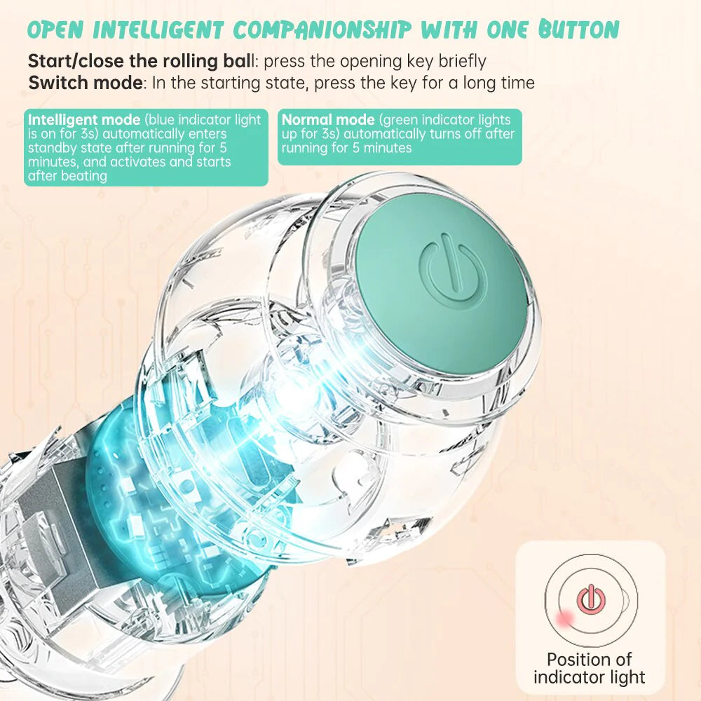 The Purr-fect Playmate: Smart Electric Cat Ball for Feline Fun!