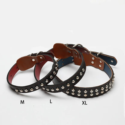 Pet Leather Dog Collar Leash for Large Dog Leather Dog Traction Drag Tow Rope Chain Pet Dog Supplies Accessories Prevent Runaway