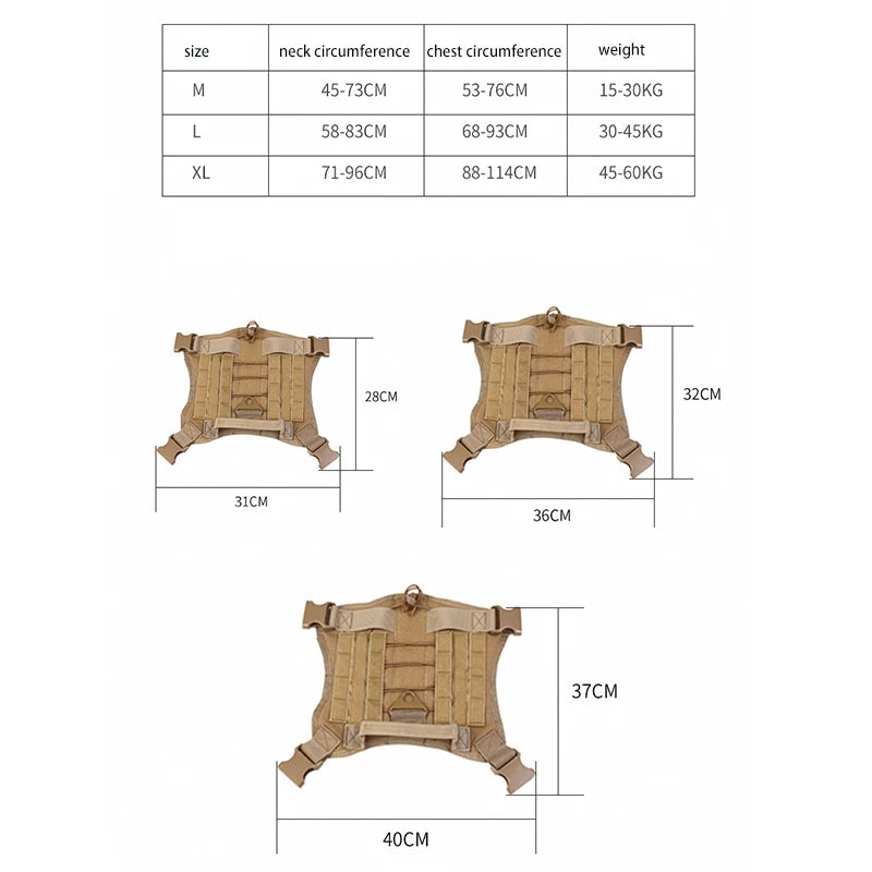 Ultimate Tactical Dog Harness for Adventure and Training