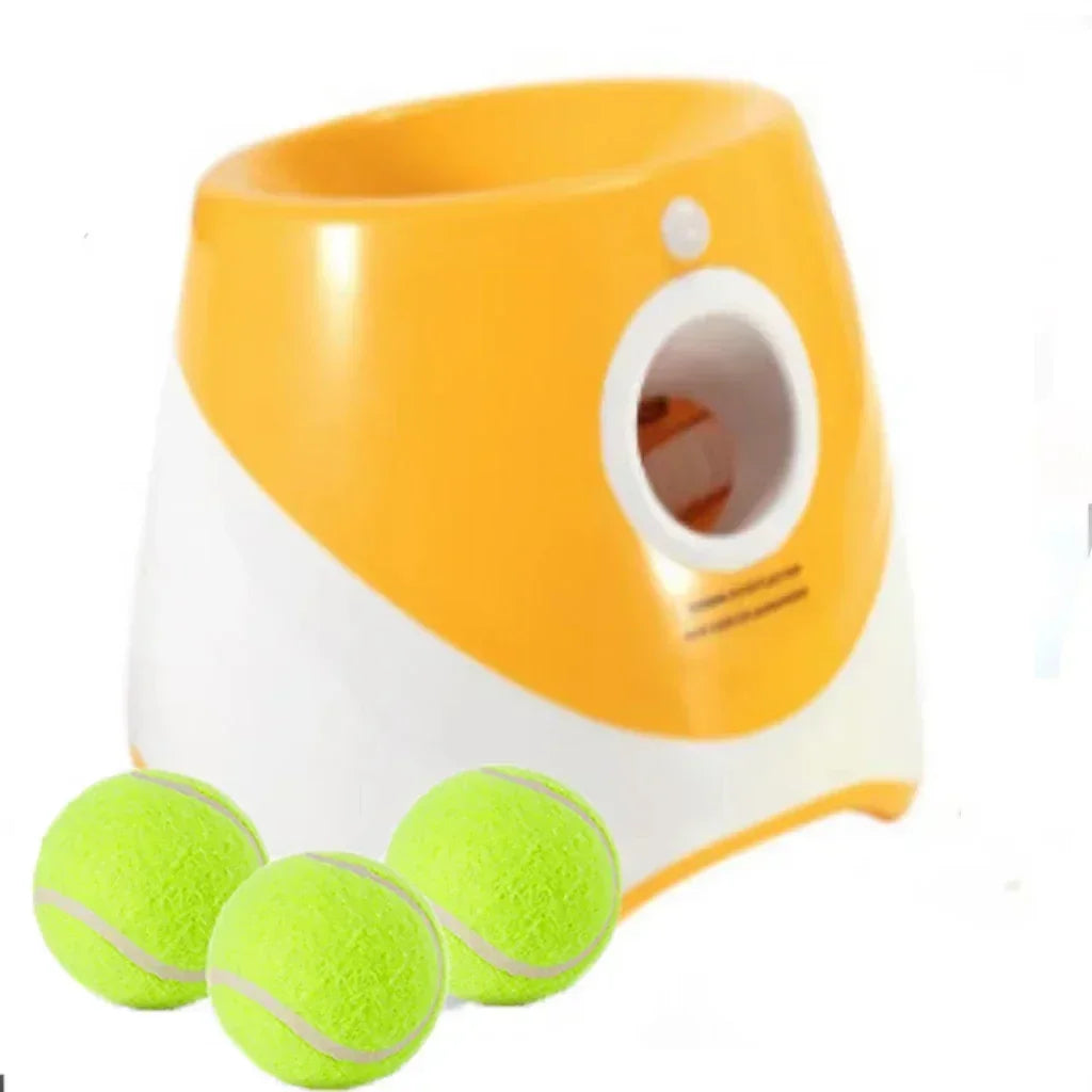 Revolutionary Automatic Ball Launcher for Dogs - Keep Your Pup Active with 3 Distance Settings for Indoor and Outdoor Fun!