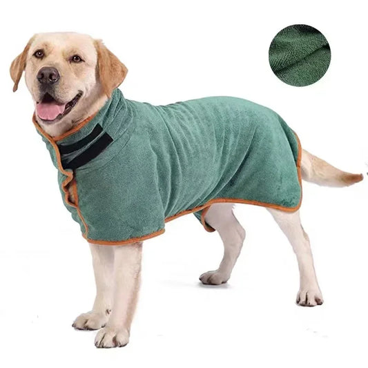 Transform Bath Time with Our Ultra-Absorbent Dog Bathrobe – Perfect for All Pets!