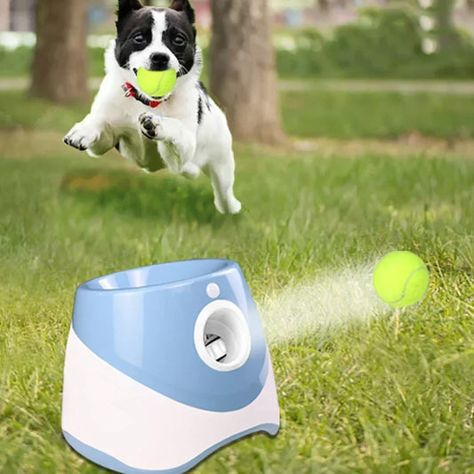 Revolutionary Automatic Ball Launcher for Dogs - Keep Your Pup Active with 3 Distance Settings for Indoor and Outdoor Fun!