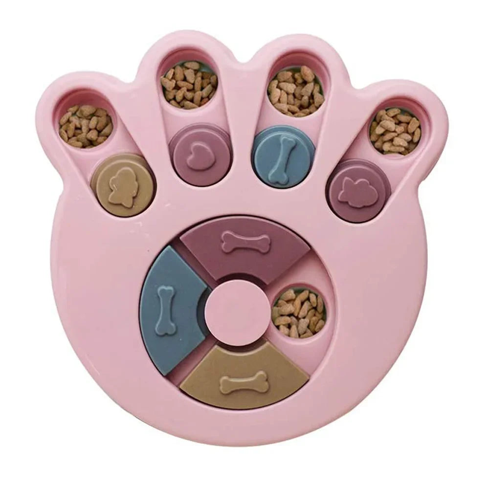 Engaging Dog Puzzle Toy: Slow Feeder Interactive Bowl for Smart Eating and Fun Games