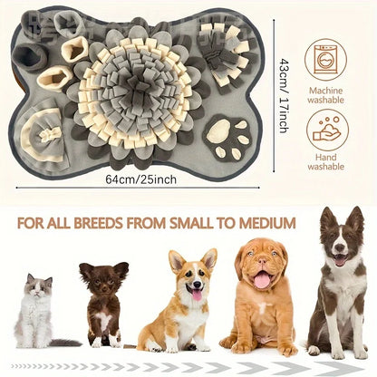 The Ultimate Paw-some Slow Feeder & Brain Teaser Mat for Your Furry Foodie