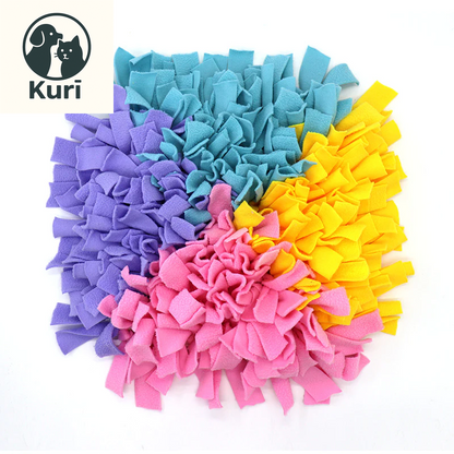 Engaging Snuffle Mat for Dogs - Furryforest Washable Anti-Slip Nose Training Blanket & Puzzle Toy