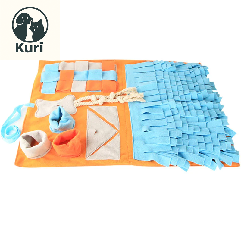 Engaging Snuffle Mat for Dogs - Furryforest Washable Anti-Slip Nose Training Blanket & Puzzle Toy