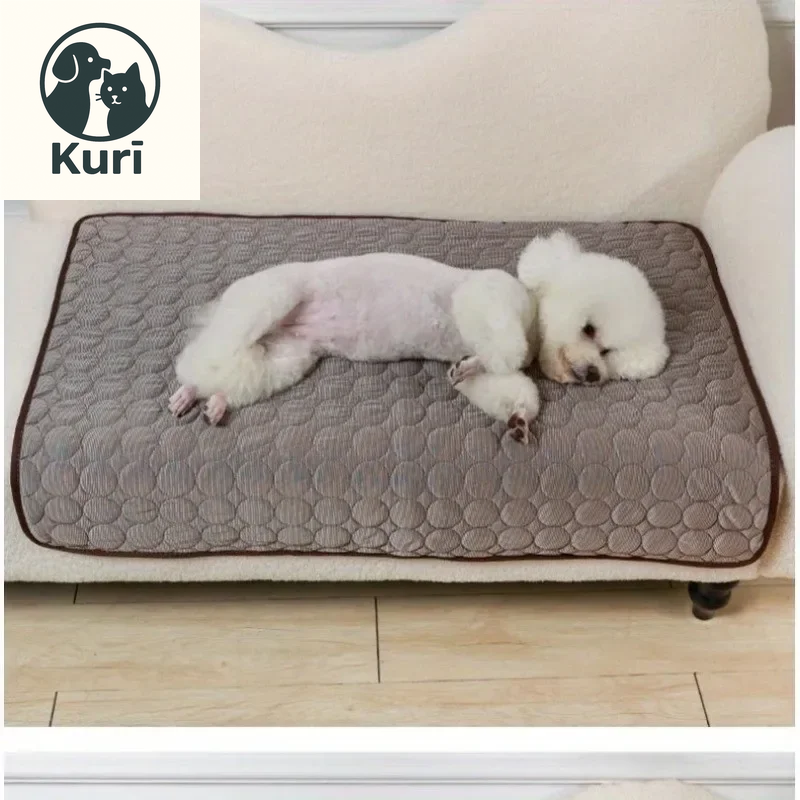 Premium Pet Self Cooling Mat - Ice Silk Cooling Pad for Dogs and Cats, Perfect for Beds, Kennels, Couches, and Floors