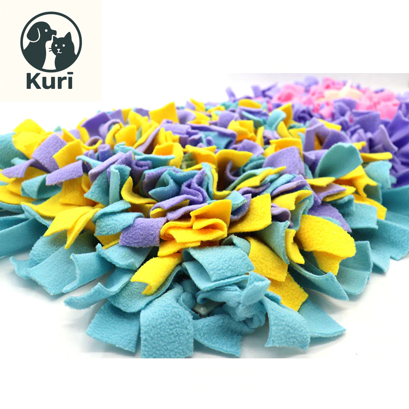 Engaging Snuffle Mat for Dogs - Furryforest Washable Anti-Slip Nose Training Blanket & Puzzle Toy