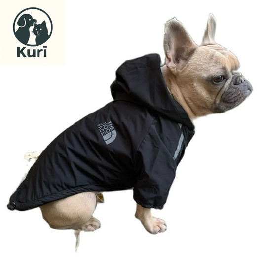 Autumn Winter Pet Dog Waterproof Warm Coat Cotton Hooded Jacket the Dog Face Small Dogs Cat Reflective Pet Clothes Winter Coat