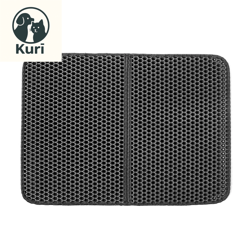 Pet Cat Litter Mat Waterproof EVA Double Layer Cat Litter Trapping Pet Litter Box Mat Clean Pad Products for Cats Accessories