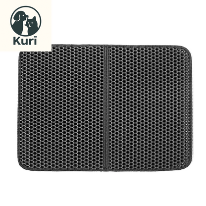 Pet Cat Litter Mat Waterproof EVA Double Layer Cat Litter Trapping Pet Litter Box Mat Clean Pad Products for Cats Accessories