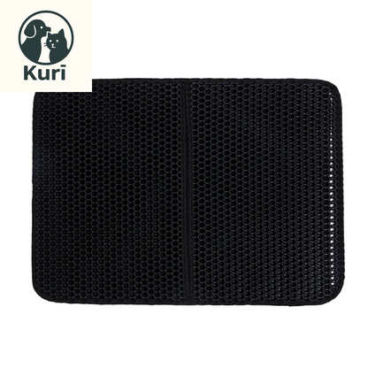 Pet Cat Litter Mat Waterproof EVA Double Layer Cat Litter Trapping Pet Litter Box Mat Clean Pad Products for Cats Accessories