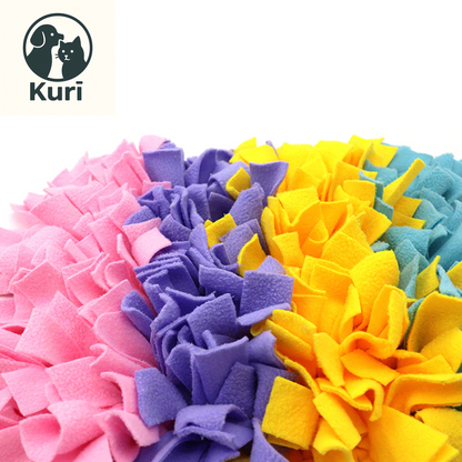 Engaging Snuffle Mat for Dogs - Furryforest Washable Anti-Slip Nose Training Blanket & Puzzle Toy