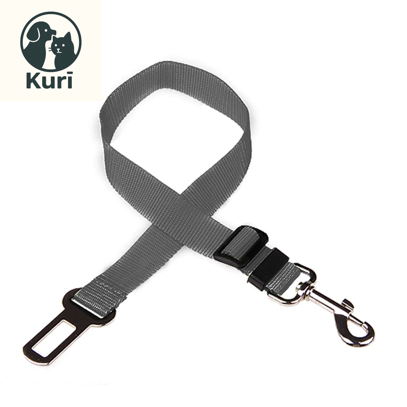 Adjustable Pet Car Seat Belt for Dogs and Cats - Durable Nylon Safety Harness with Easy-Clip Design