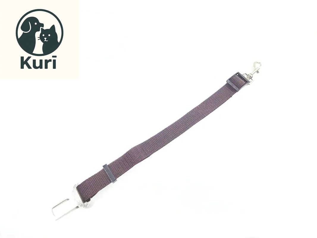 Adjustable Pet Car Seat Belt for Dogs and Cats - Durable Nylon Safety Harness with Easy-Clip Design
