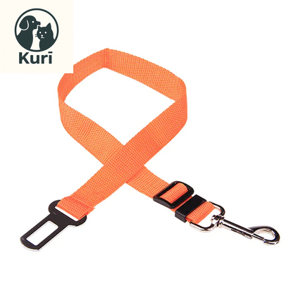 Adjustable Pet Car Seat Belt for Dogs and Cats - Durable Nylon Safety Harness with Easy-Clip Design